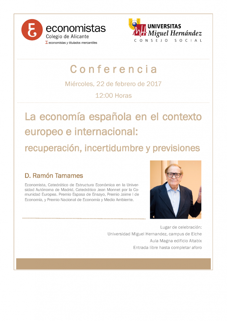Cartel Conferencia Ramon Tamames-1